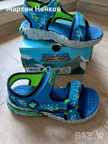Сандали Sketchers Minecraft 35 номер, снимка 6 - Детски сандали и чехли - 54653615