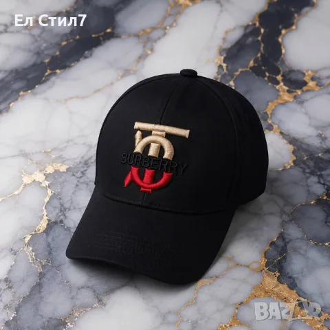 🖤дамска шапка топ качество Лого бродерия 23 евро, снимка 7 - Шапки - 55002697