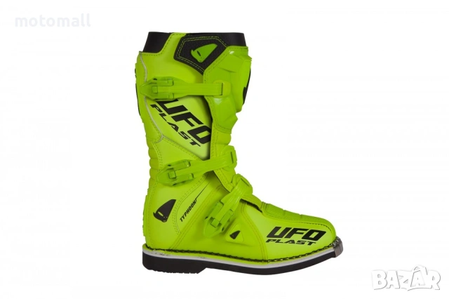 Детски мотокрос ботуши UFO Typhoon boy boots Yellow, снимка 2 - Аксесоари и консумативи - 54781993
