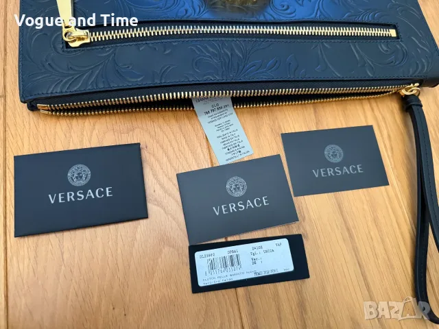 Кожена чанта Versace , снимка 11 - Чанти - 55509615