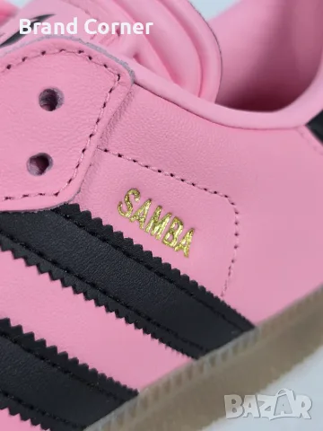 Нови Adidas Samba Messi Miami – розови, размер 41, снимка 5 - Маратонки - 55428187
