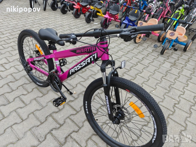 BG Алуминиев велосипед 24" MARTY розов, снимка 4 - Велосипеди - 54334746