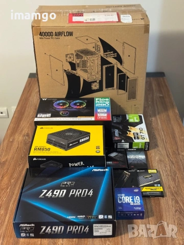 Професионален Компютър: i9-10900KF | 64GB RAM | 4TB NVMe | Corsair 4000D, снимка 12 - Работни компютри - 53956556