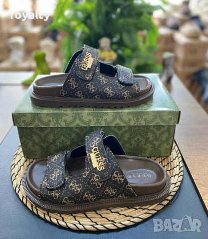 Guess Нови Дамски Чехли Гес Различни Цветове , снимка 2 - Чехли - 54624984