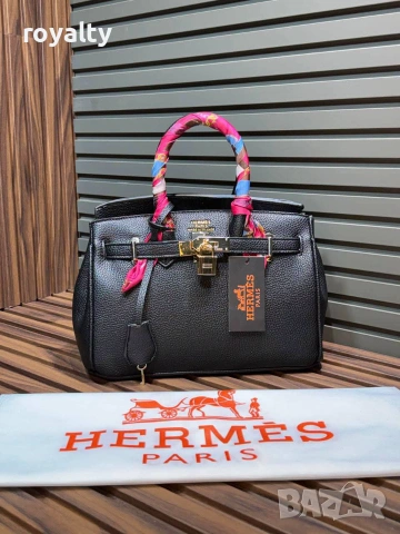 Hermes Нова Дамска Кожена Чанта Ерме Различни Цветове , снимка 9 - Чанти - 55288839