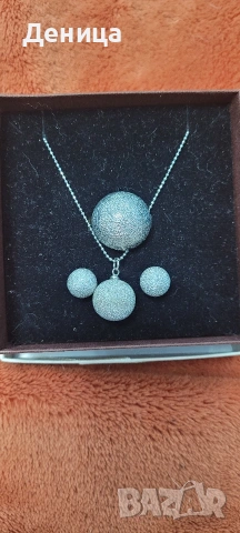 Комплект-пръстен,обеци,колие