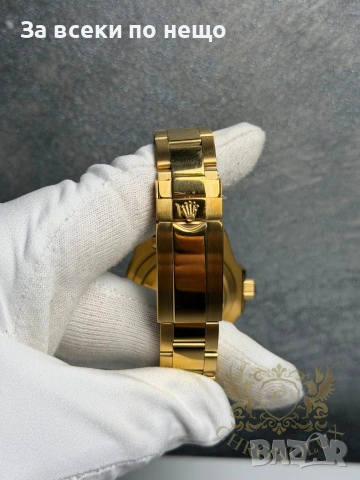Rolex Submariner Gold Мъжки Часовник С Автоматичен Механизъм Код Chronolux29, снимка 4 - Мъжки - 55080581