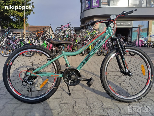 X Велосипед 24" ZANTE зелен, снимка 12 - Велосипеди - 54398308