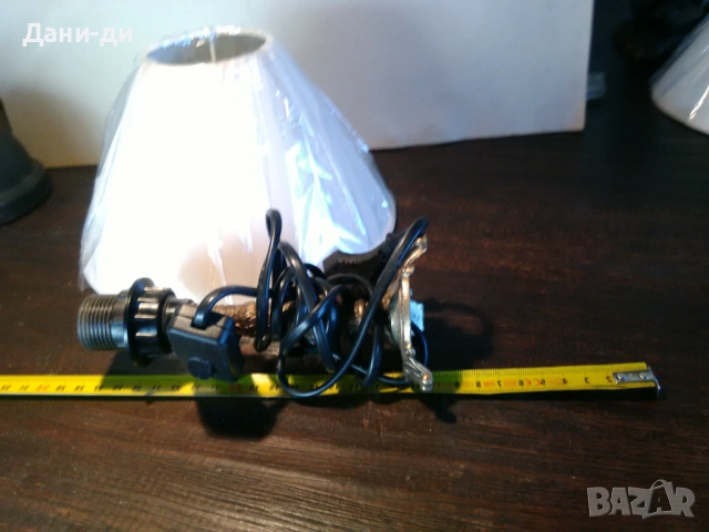 Месингови антикварни настолни ( нощни) лампи - чифт, снимка 8 - Настолни лампи - 54098398