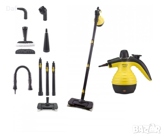 Парочистачка Beper P202VAL001 10в1, 3.2 бара, 1050W, 0.35 l, Аксесоари, Черен/жълт, снимка 2 - Парочистачки и Водоструйки - 54374536