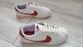 Бели кожени дамски маратонки NIKE CORTEZ размер EUR38, снимка 2