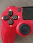 Червен джойстик за PS4, снимка 2