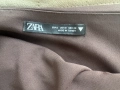 Тъмно кафява рокля ZARA (S), снимка 2