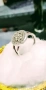 Сребърен пръстен " Bvlgari" с камъни. , снимка 2