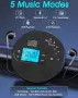Преносим CD плейър Greadio CD-35 с Bluetooth, акумулаторна батерия 2000mAh, съвместим FM трансмитер, снимка 2