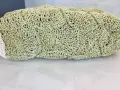 Ръчно изплетена на една кука плажна чанта в два цвята с хастар, снимка 2