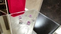 Van Cleef & Arpels VCA 5 Motifs Silver Purple Chalcedony Clear Vintage Alhambra Дамска Гривна, снимка 2