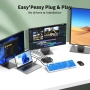 Huasion USB 3.0 Switch – 4 компютъра към 4 USB устройства + аудио (с липсваща инструкция), снимка 2
