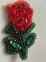 Невероятна Handmade брошка - Роза , снимка 1