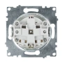 Единичен електрически контакт DeTech DE-6008-42, Шуко, 16A, 250V, IP20, за вграждане, златист, снимка 4