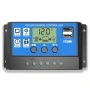 Соларен заряден контролер 20A PWM 12V/24V LCD, снимка 3