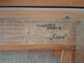 Картина "Кораб", сюрреализъм, худ. Л. Ников, 1993 г., снимка 4
