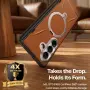 TORRAS Ostand Spin VegSkin Series за Samsung Galaxy Z Fold8 Ultra Магнитен Кожен Калъф със 360° Стой, снимка 7