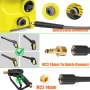 10М Гумен маркуч за водоструйка за Karcher K2-K7 248 бара, снимка 3