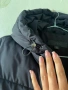 ZARA Черно дамско яке с качулка и джобове L размер с пух отвътре и частици 🖤, снимка 6