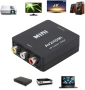 Mini AV към HDMI конвертор 1080P AV2HDMI Up Scaler адаптер, снимка 3