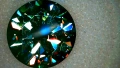 Диамант, Moissanite Brilliance, зелен със сертификат, гравиран номер на камъка - 35 евро - 1 карат, снимка 3