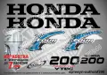 HONDA 2002-2007 извънбордов двигател стикери надписи 175 200 225 250 300 hp, снимка 3