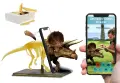 Образователен комплект с приложение за виртуална реалност AR Dino World - Трицератопс, снимка 2