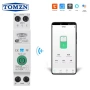 TOMZN WiFi Смарт автоматичен прекъсвач 63A | Tuya Smart | Мониторинг на изразходена енергия, снимка 1