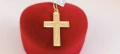 Златен кръст-1,08гр/14кр, снимка 2