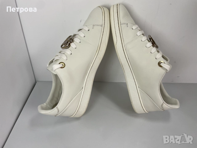 Louis Vuitton Frontrow Кожени маратонки 37 ОРИГИНАЛ, снимка 7 - Маратонки - 55221083