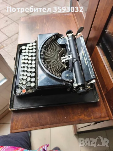 Пишеща машина Remington 5, снимка 4 - Антикварни и старинни предмети - 55374530
