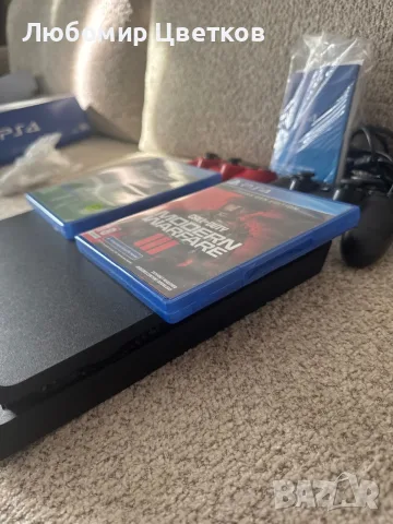 Playstation 4  slim 500 gb jetblack, снимка 3 - PlayStation конзоли - 55466454