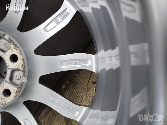 ОРИГИНАЛНИ джанти 18 ' цола 5x112 AUDI A4 B9 / АУДИ VW ET39 7,5J 5х112, снимка 11 - Гуми и джанти - 55191514
