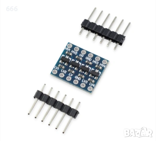10 броя Конвертор на логическо ниво с 4 канала, 3.3 V / 5 V, снимка 5 - Друга електроника - 54478564