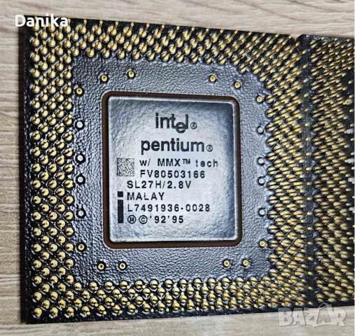 Работещи ретро процесори Intel Pentium 166MMX 200MMX 233MMX Socket 7, снимка 8 - Процесори - 49497933
