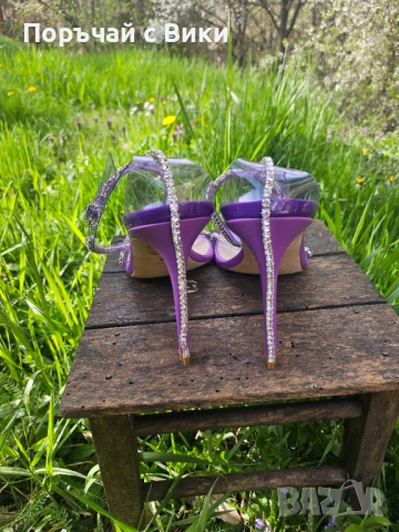 Сандали на ток Stuart Weitzman 42.5 размер, снимка 8 - Сандали - 54367211