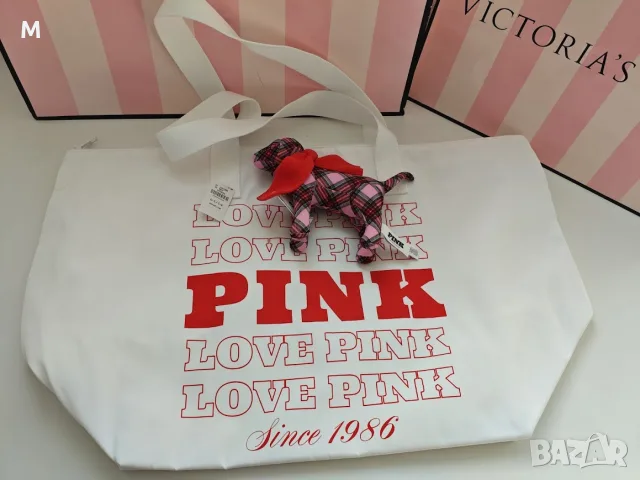 Victoria's Secret оригинална голяма плажна чанта, снимка 6 - Чанти - 55694192
