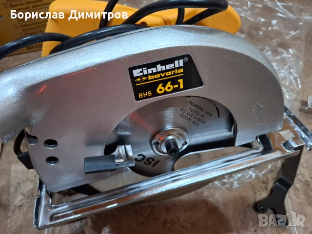 Продавам нов ръчен циркуляр Einhell, снимка 15 - Триони и циркуляри - 54409042