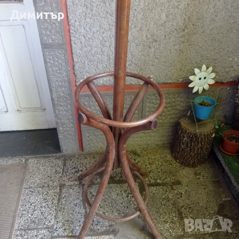 Виенска закачалка 196см, снимка 5 - Антикварни и старинни предмети - 55239939