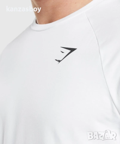 Gymshark Critical T-Shirt - Whitе- мъжка тениска р-р XS НОВА С ЕТИКЕТ, снимка 2 - Тениски - 54136590