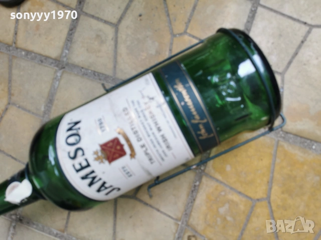 JAMESON 4.L ГОЛЯМО ШИШЕ С ЛЮЛКА 0606261851L4, снимка 8 - Колекции - 54802872