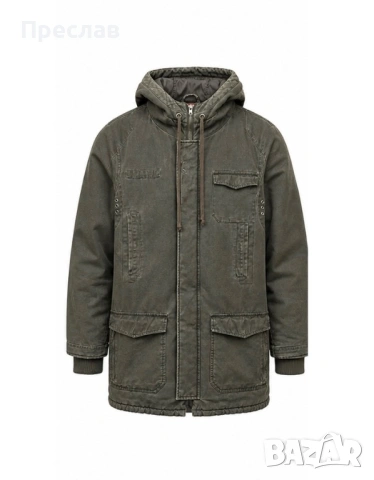 НОВО мъжко яке – маслинено зелено (army green), размер L (EU 50), снимка 2 - Якета - 54414794