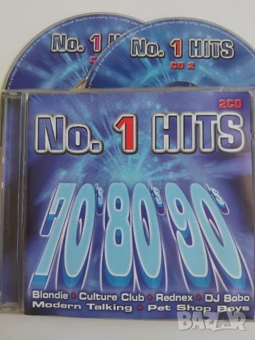  No. 1 Hits 70's 80's 90's - оригинален двоен диск CD1 + CD2