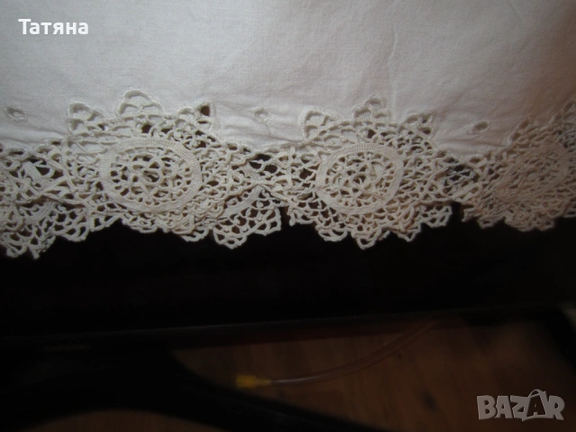 Покривки за спалня /старинни/  ПЛЕТЕНИ ;ЧАРШАФИ ;калъфка и    покривка     А;   АВТЕНТИЧНИ;  ЕЛЕЧЕ, снимка 9 - Покривки за легло - 12555089